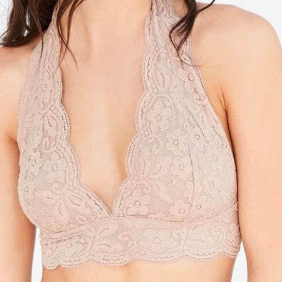Urban Outfitters Other - Urban Outfitters Out From Under Halter Lace Bra L